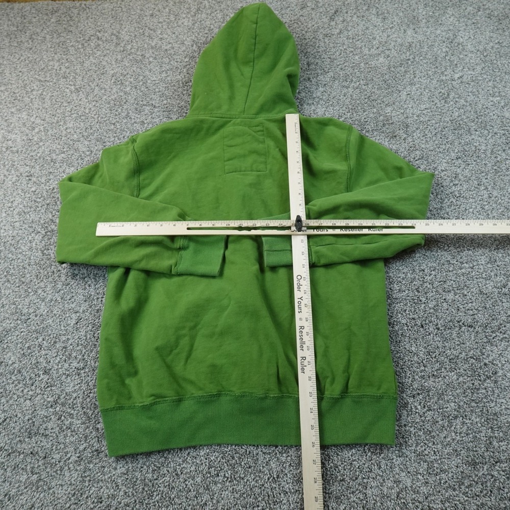 VTG American Eagle Hoodie Mens XL Green Full Zip Thermal Hood Sweatshirt Y2K 00s - Picture 5 of 10